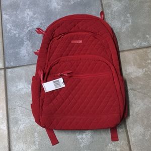 Vera Bradley Red Essential Large Backpack
